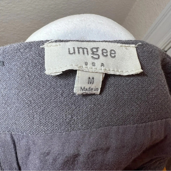 Umgee Embroidered Floral Zip Back Mini Skirt, M - Picture 6 of 6